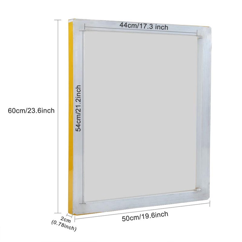 Caydo 6 Pieces 20 x 24 Inch Aluminum Silk Screen Printing Frames with 160 White Mesh for Screen Printing - Image 2